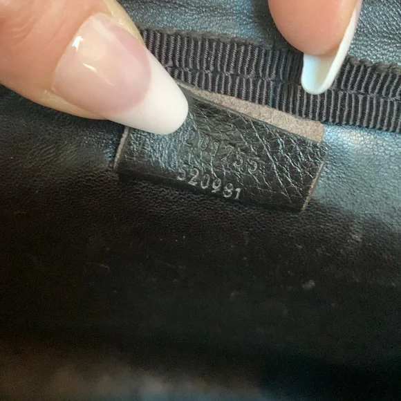 ❌SOLD❌Authentic Gucci all brown leather large clutch / wristlet w dustbag - Picture 16 of 17